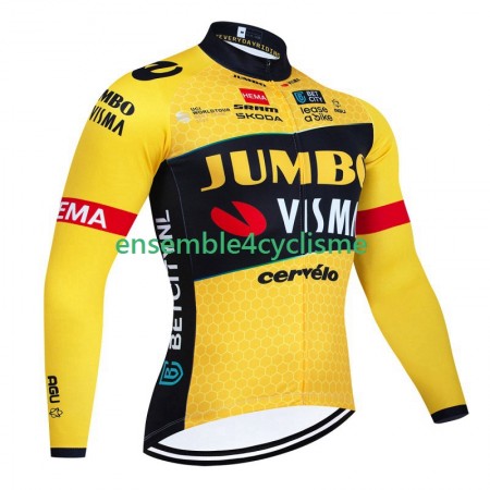 Maillot Cyclisme Manches Longues Jumbo Visma 2023 Maillot Cyclisme Manches Longues Jumbo Visma 2023